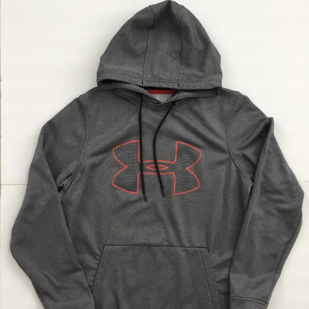 Under Armour Boys Hoodie Gray Size S